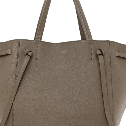Celine Soft Grained Calfskin Small Belt Cabas Phantom Taupe 7 of 9