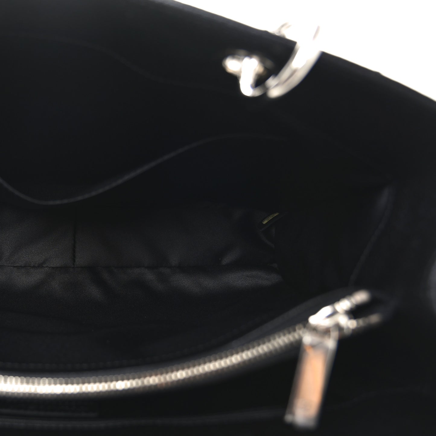 Caviar Quilted Grand Shopping Tote GST Black