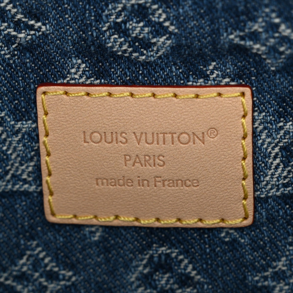 Louis Vuitton Monogram Pochette Accessories Cargo Blue Denim 6 of 9