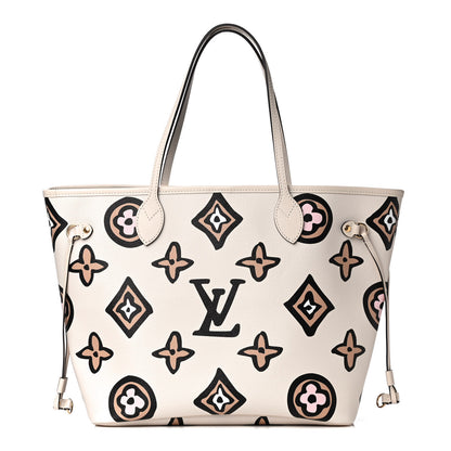 Louis Vuitton Monogram Giant Wild At Heart Neverfull MM Creme 1 of 11