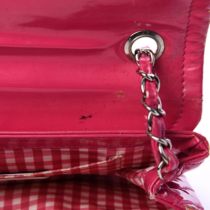 Chanel Glazed Calfskin Small Lipstick Flap Bag Fuchsia 12 of 20