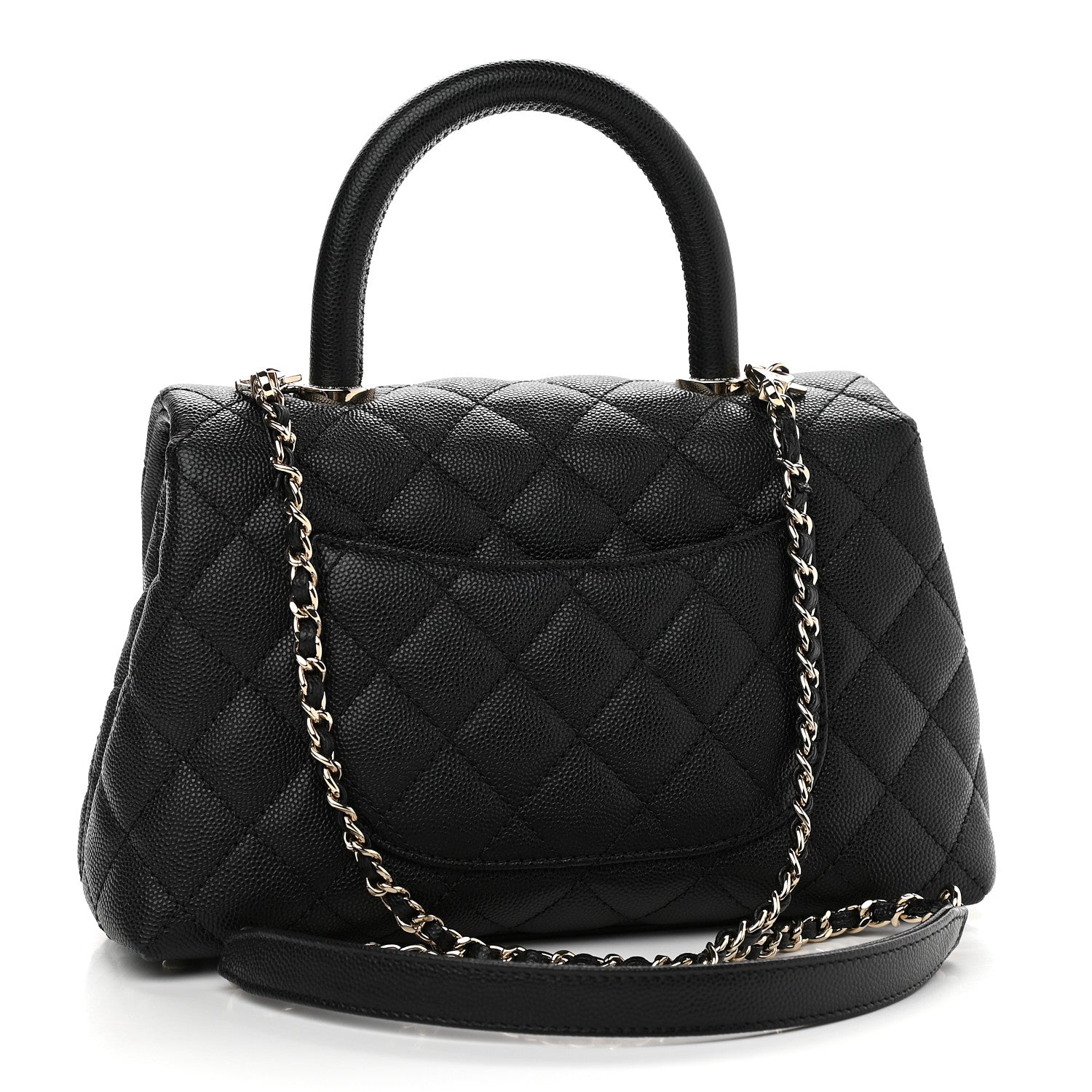 Chanel Caviar Quilted Mini Coco Handle Flap Black 3 of 9