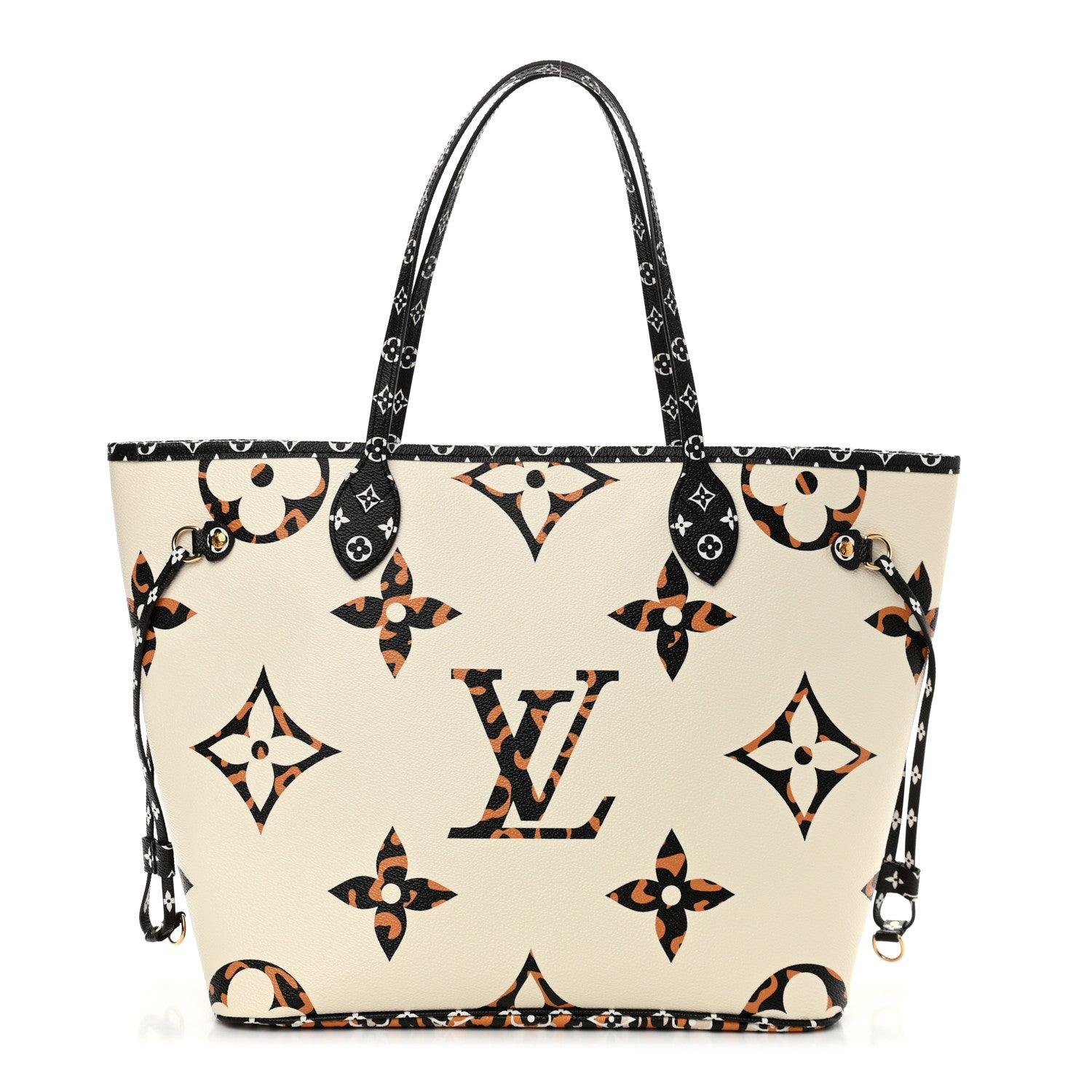 Louis Vuitton Monogram Giant Jungle Neverfull MM Ivory 1 of 10