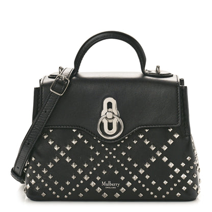 Mulberry Calfskin Studded Micro Seaton Black 1 of 11