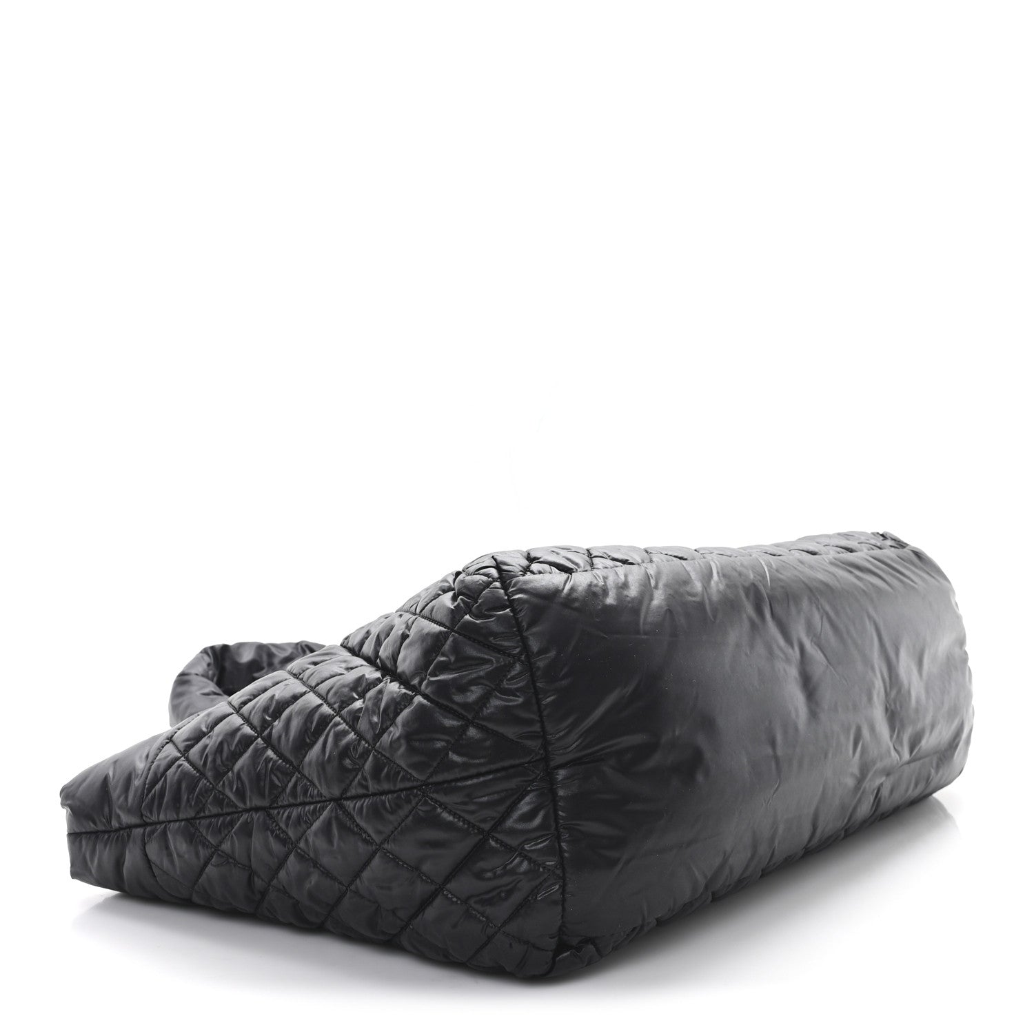 Chanel Nylon Quilted Large Coco Cocoon Tote Black 4 of 11