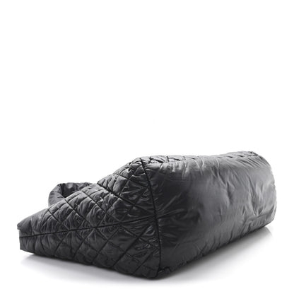 Chanel Nylon Quilted Large Coco Cocoon Tote Black 4 of 11