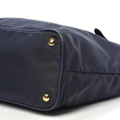 Prada Tessuto Nylon Saffiano Tote Baltico 9 of 10