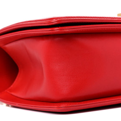 Chanel Lambskin Quilted Medium Boy Flap Red 8 of 12