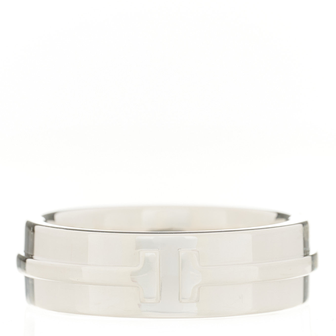 Tiffany Sterling Silver T Wide Ring 52 6 1 of 3
