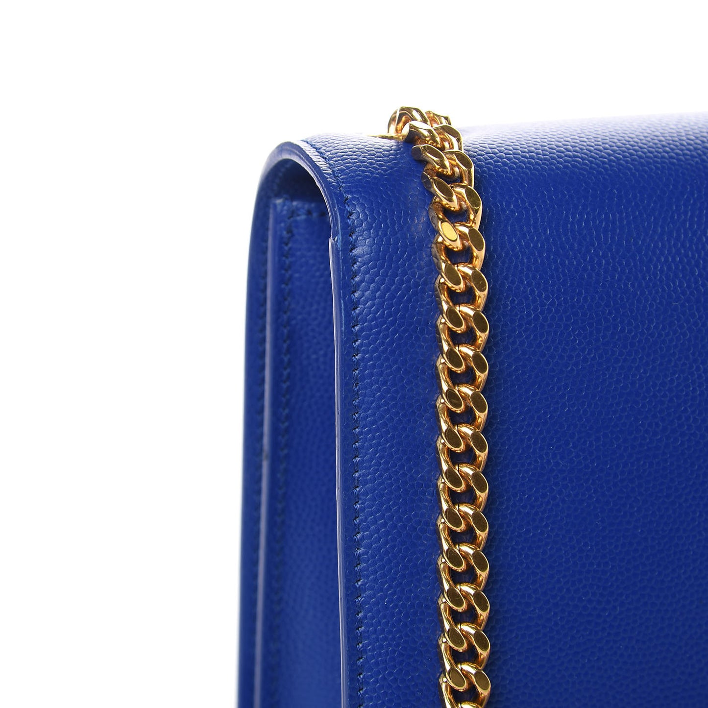 Grain De Poudre Medium Classic Monogram Kate Satchel Flash Blue