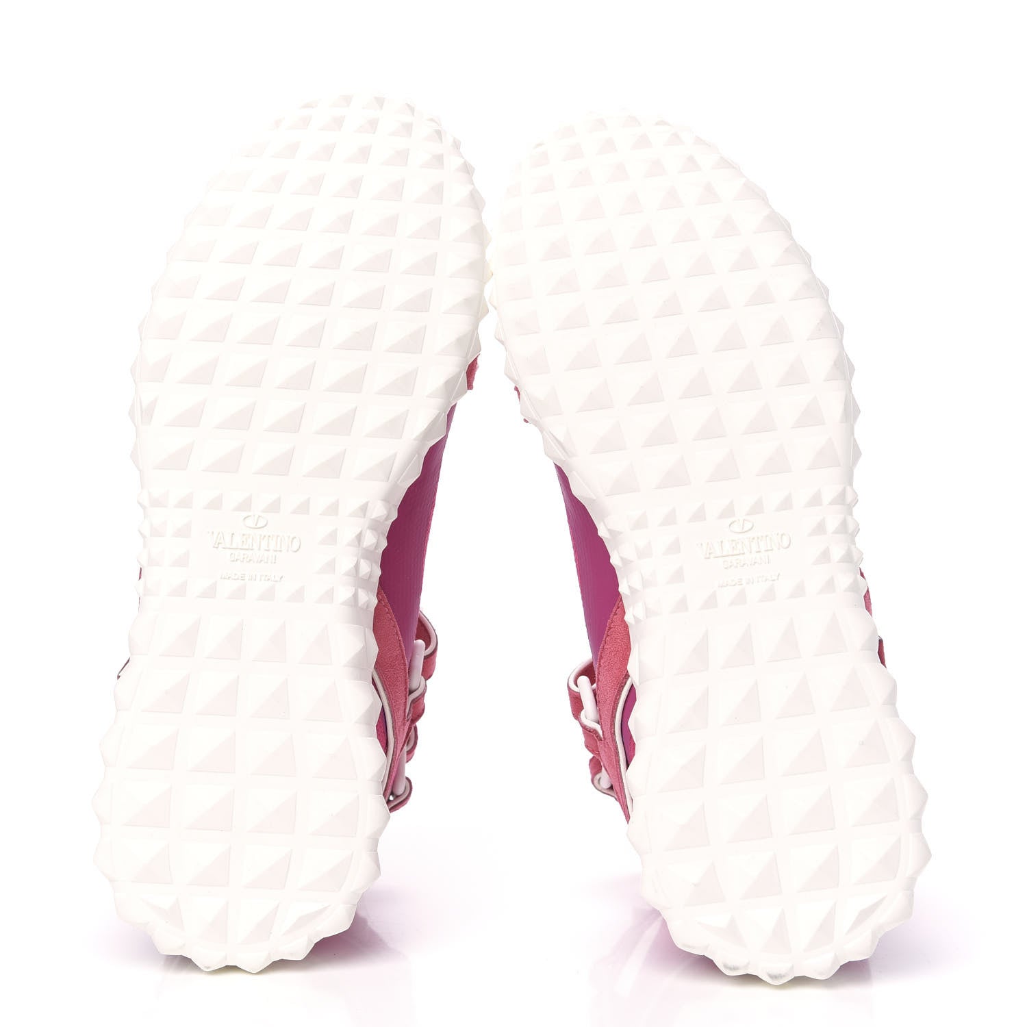 Valentino Garavani Body Tech Knit Free Rockstud Sock High Top Sneakers 37 Shadow Pink Optic White 5 of 8