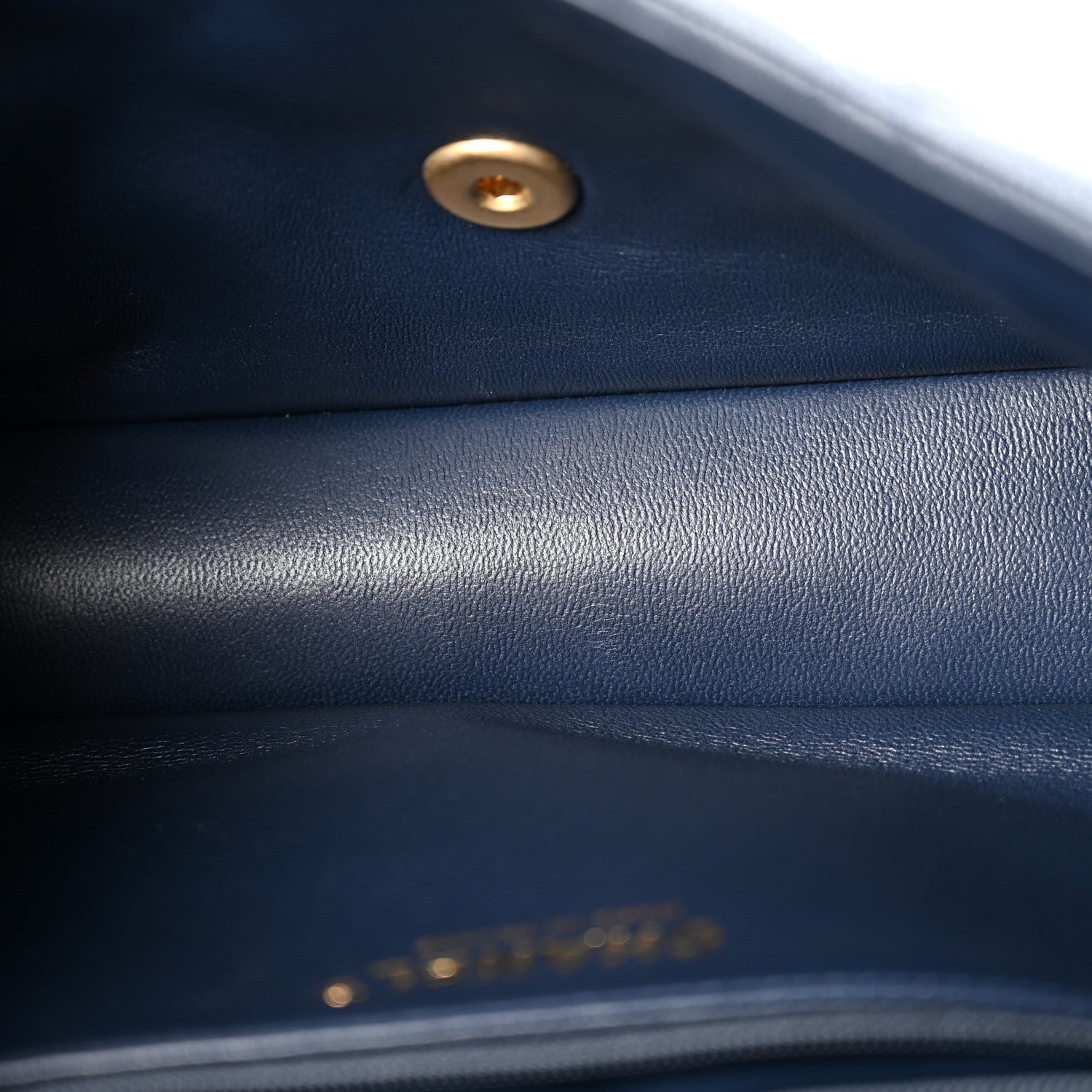 Chanel Caviar Quilted Medium Sweet Classic Flap Navy Blue 5 of 10