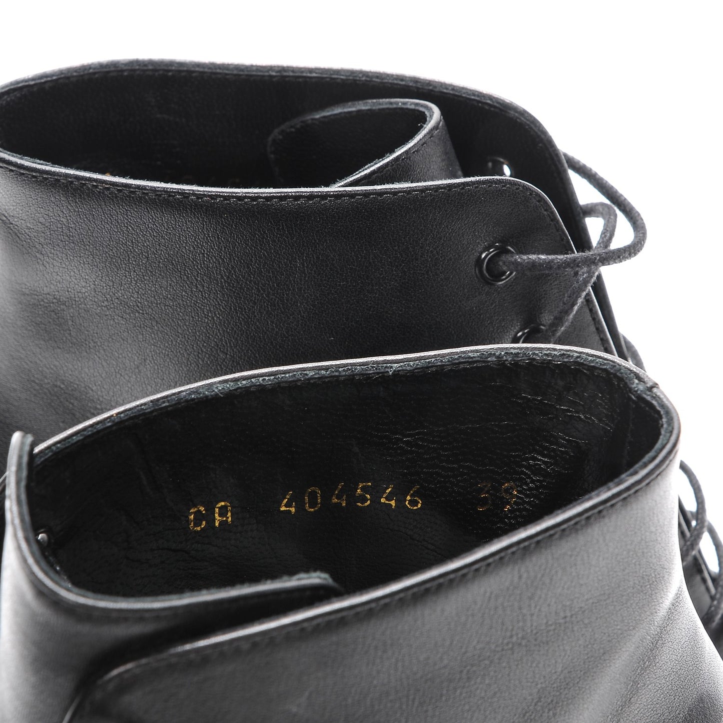 Smooth Calfskin Babies 90 Ankle Boots 39 Black