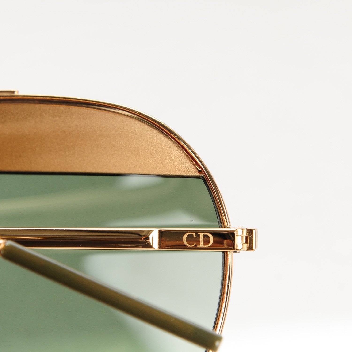 Christian Dior Split 1 Aviator Sunglasses Gold 2 of 10