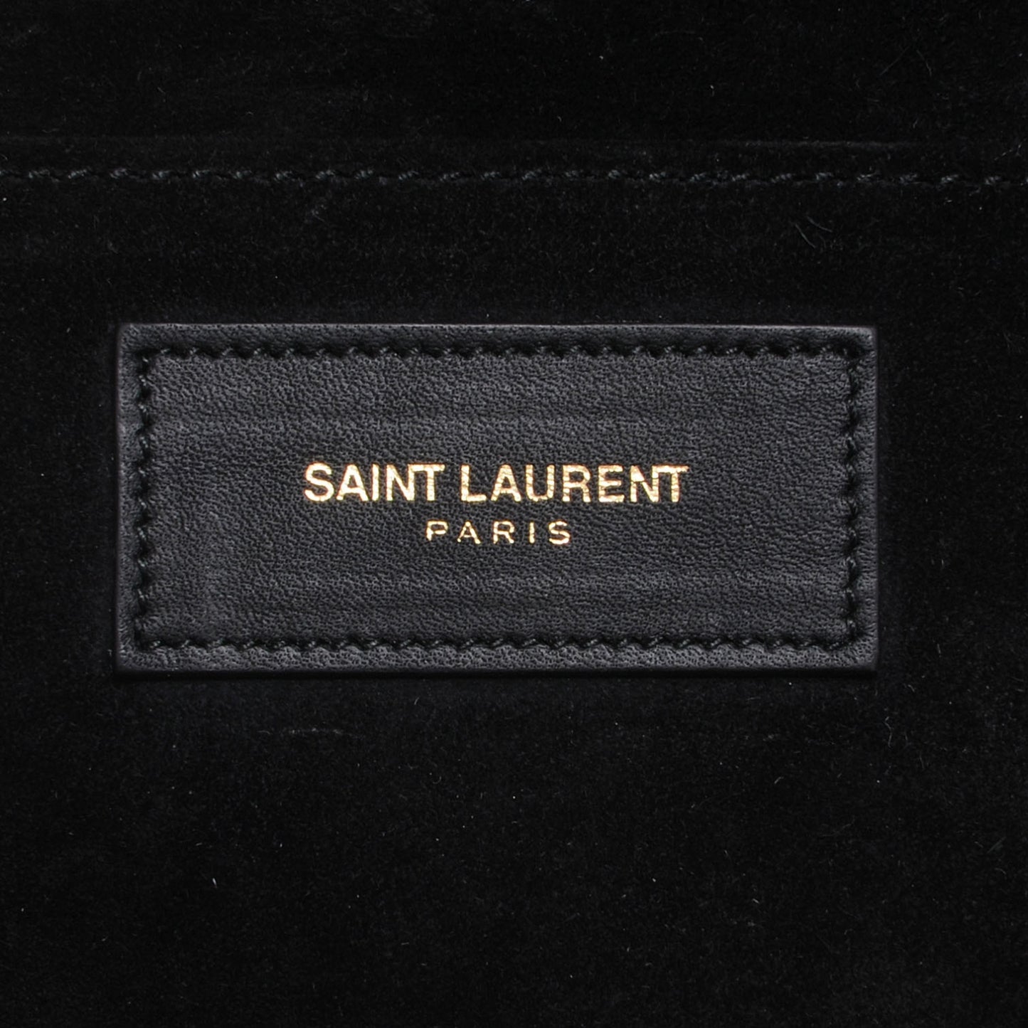 Leather ChYc Clutch Black