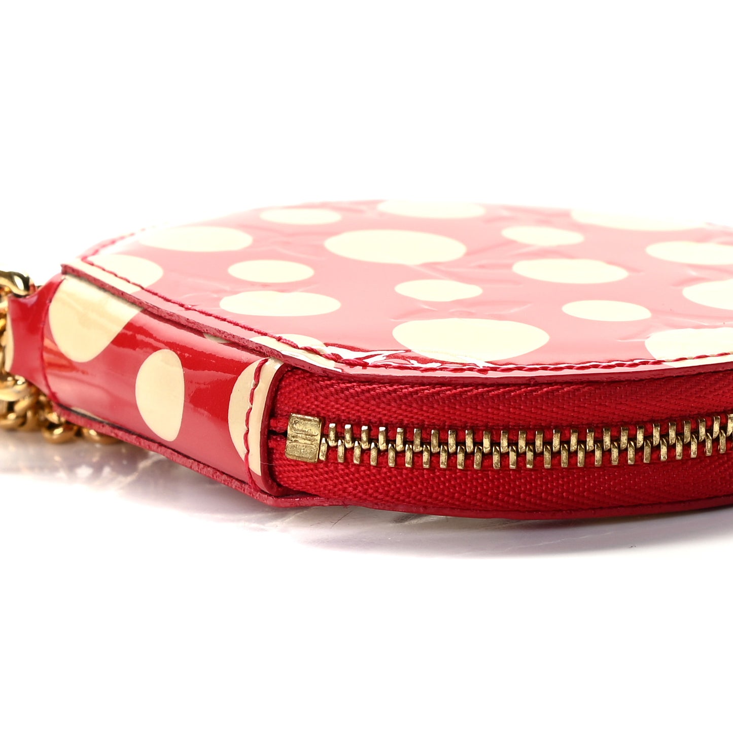 Vernis Kusama Infinity Dots Chapeau Coin Purse Red