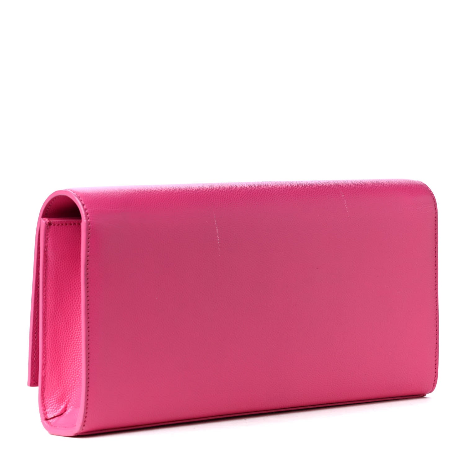 Saint Laurent Grain De Poudre Classic Monogram Cassandre Clutch Lipstick Fuchsia 2 of 5
