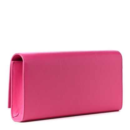 Saint Laurent Grain De Poudre Classic Monogram Cassandre Clutch Lipstick Fuchsia 2 of 5