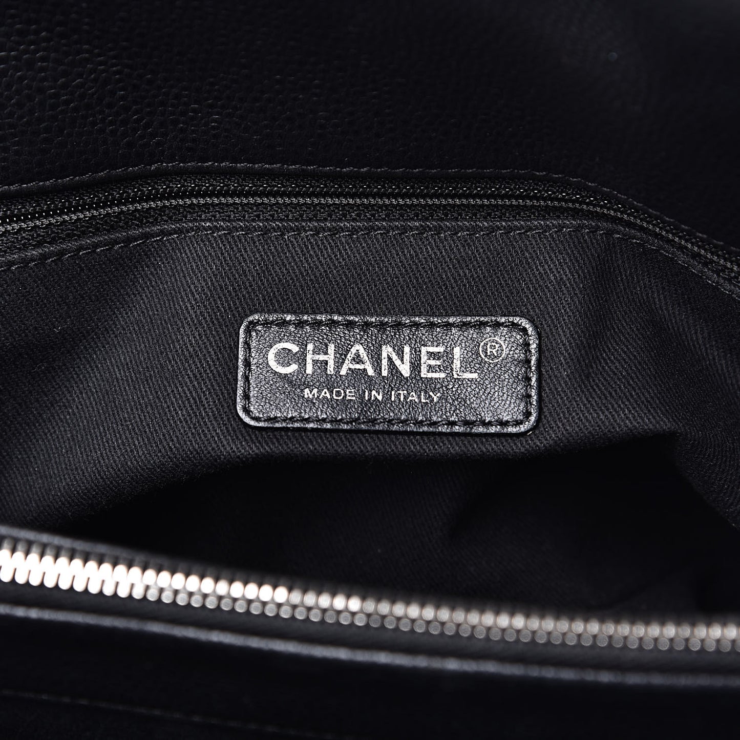 Caviar Quilted Timeless CC Soft Tote Black