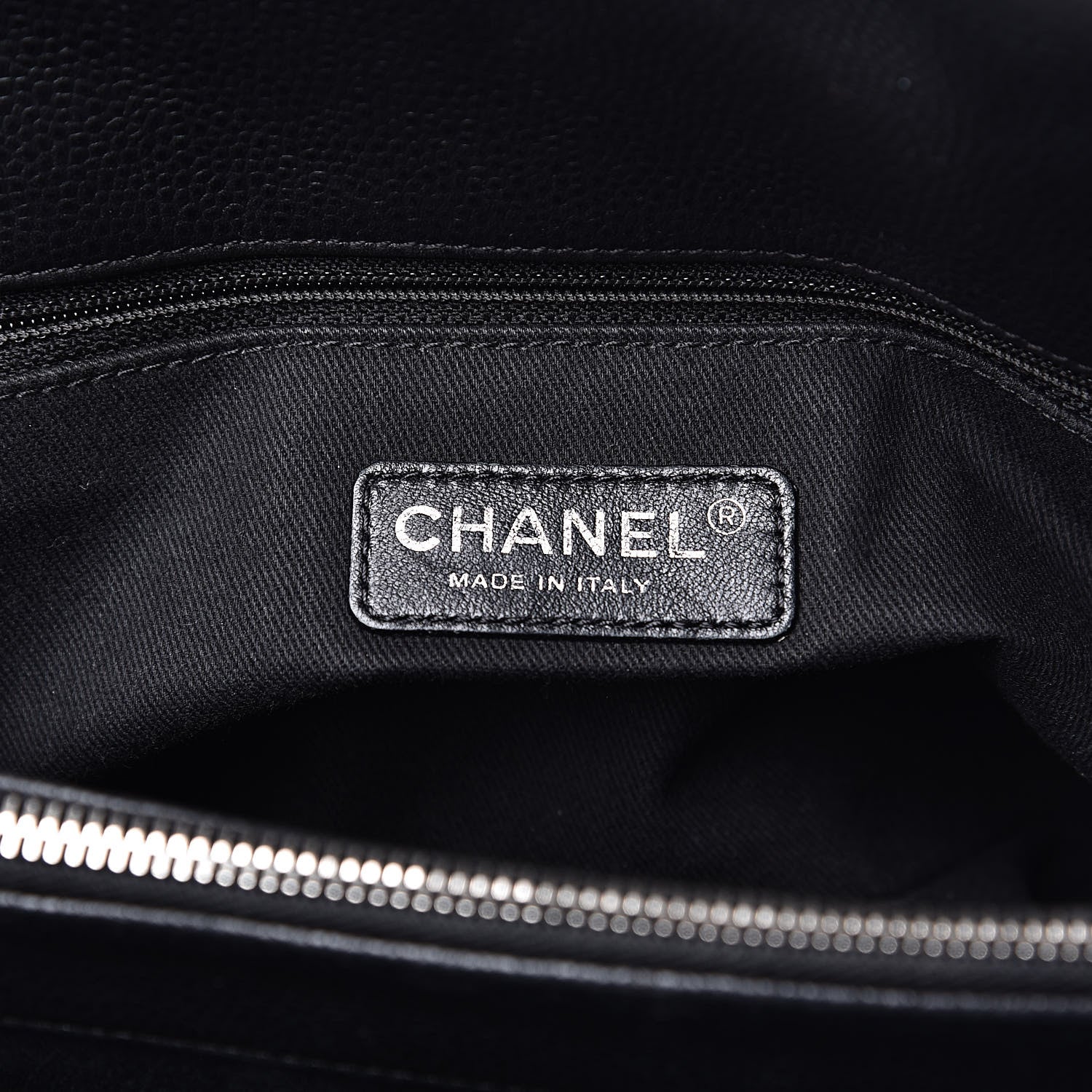 Chanel Caviar Quilted Timeless CC Soft Tote Black 6 of 14