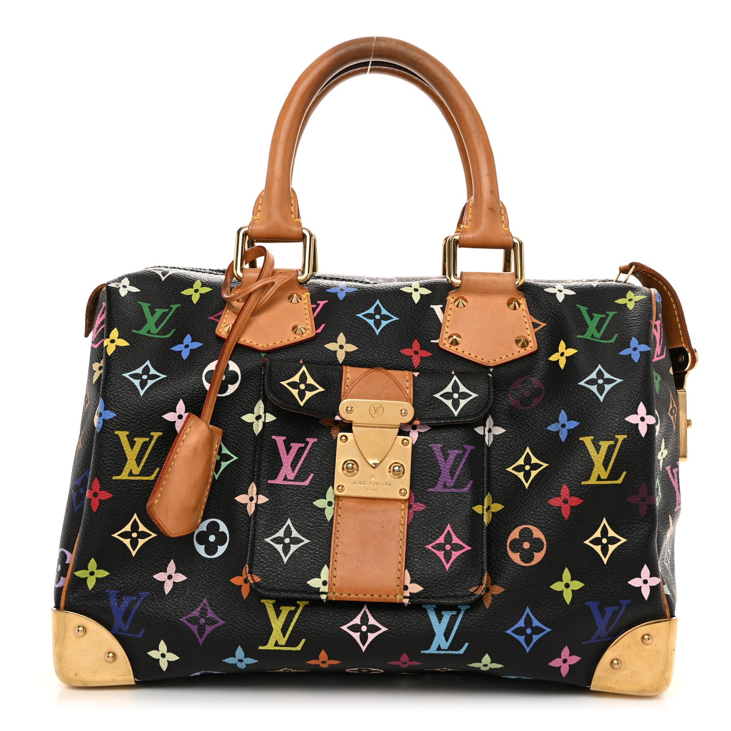 Monogram Multicolor Speedy 30 Black