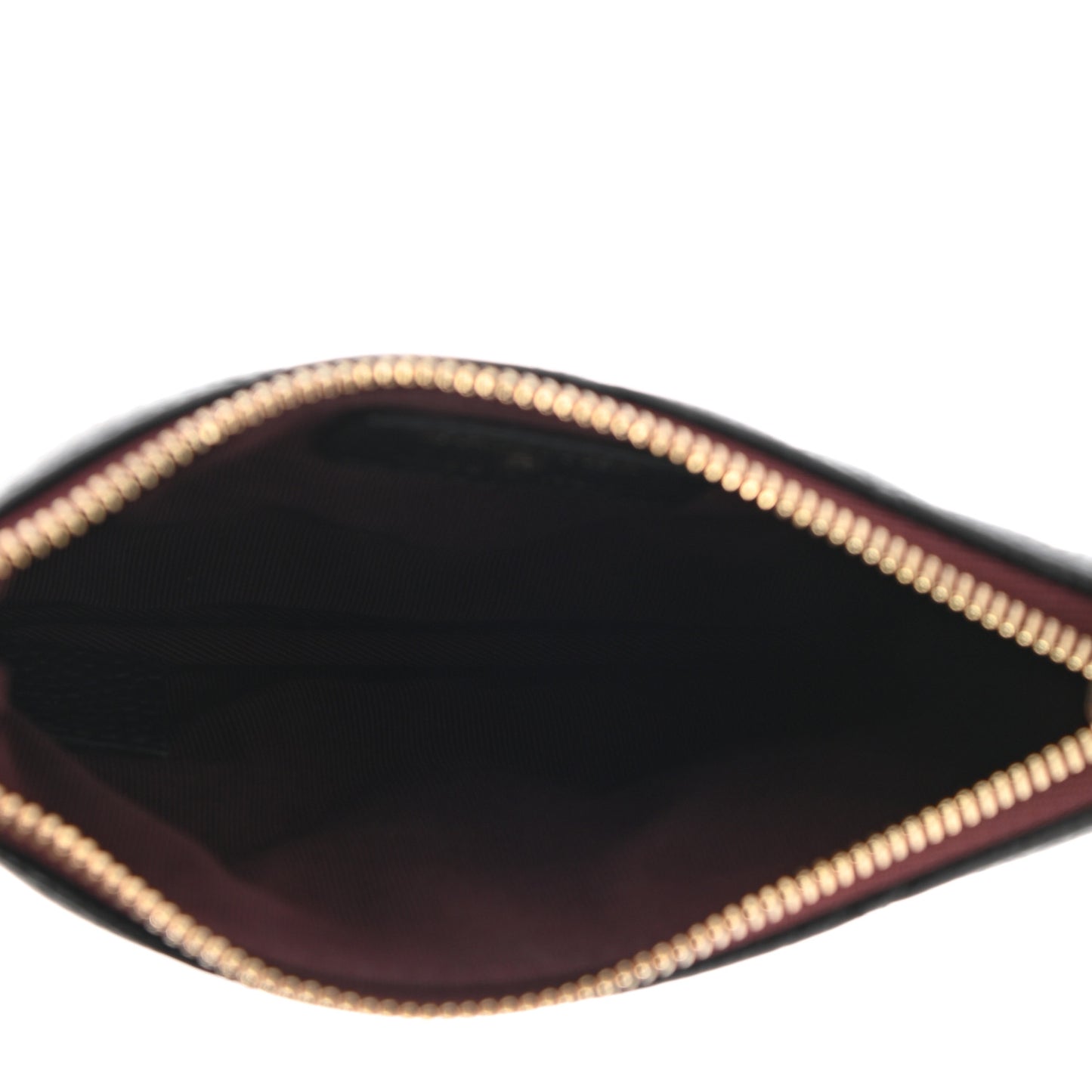 Caviar Quilted Small Cosmetic Case Black