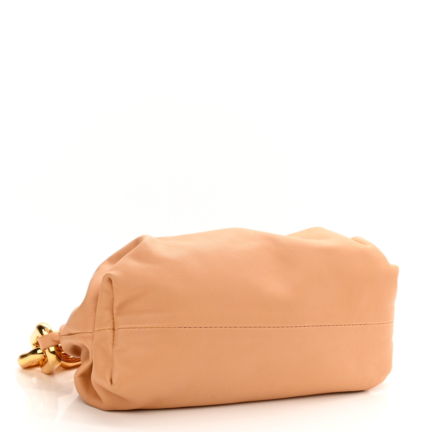 Bottega Veneta Calfskin Teen Chain Pouch Almond 4 of 11
