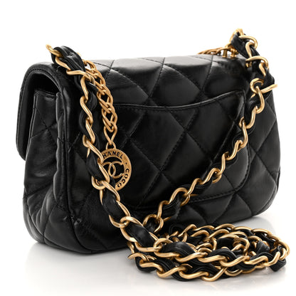 Chanel Lambskin Quilted Small Fancy Jewel Flap Black 3 of 10