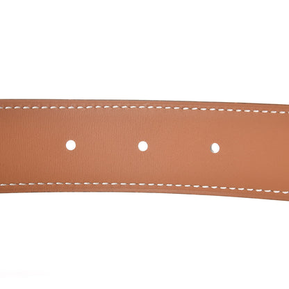 Hermes Epsom Swift 32mm Collier De Chien CDC Belt 95 Blanc Naturelle 6 of 8