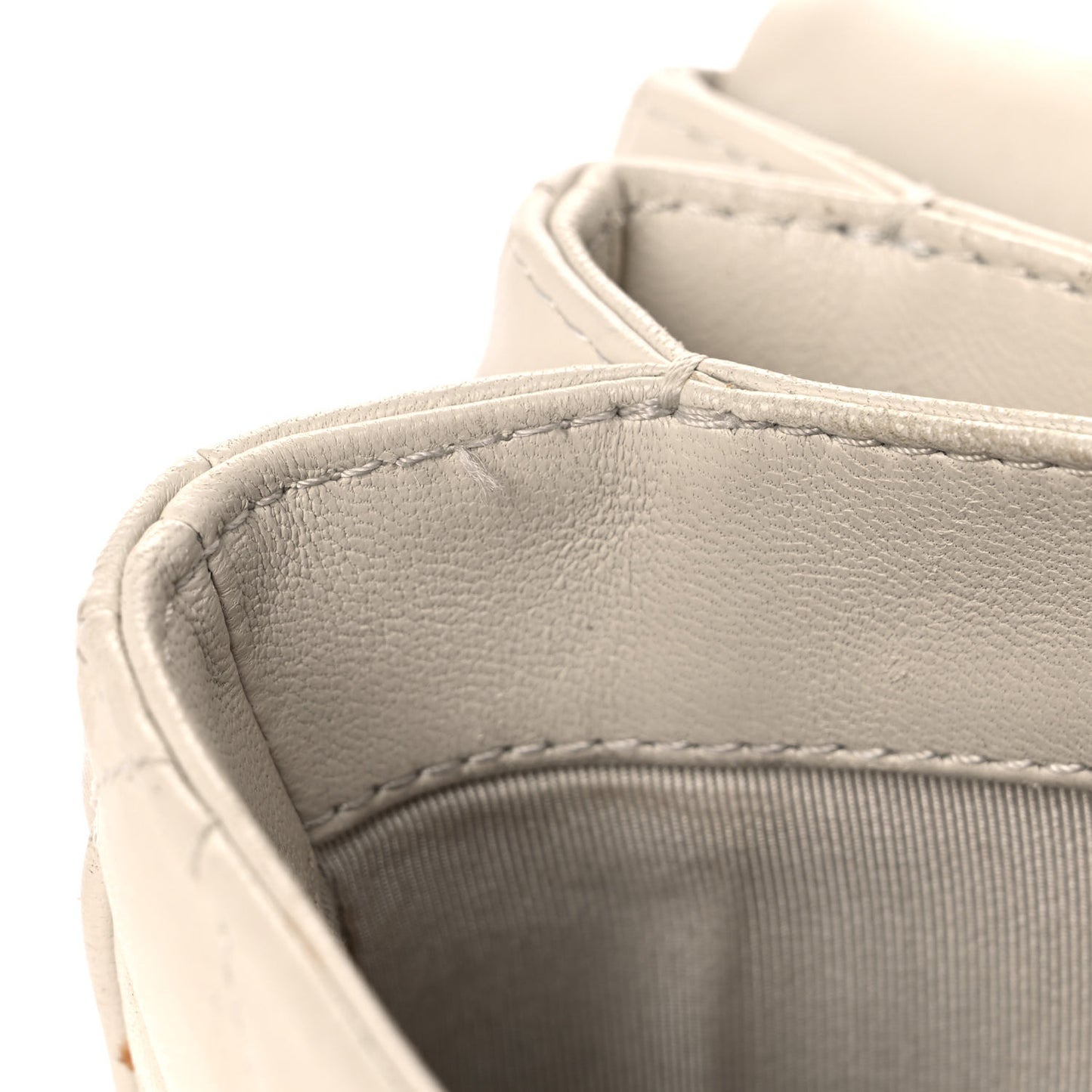 Lambskin Quilted Mini Citizen Chic Flap Ivory Ivory