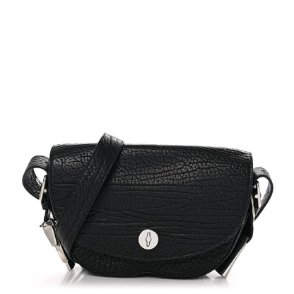 Burberry Grain Calfskin Chess Satchel Bag Black 1 of 9