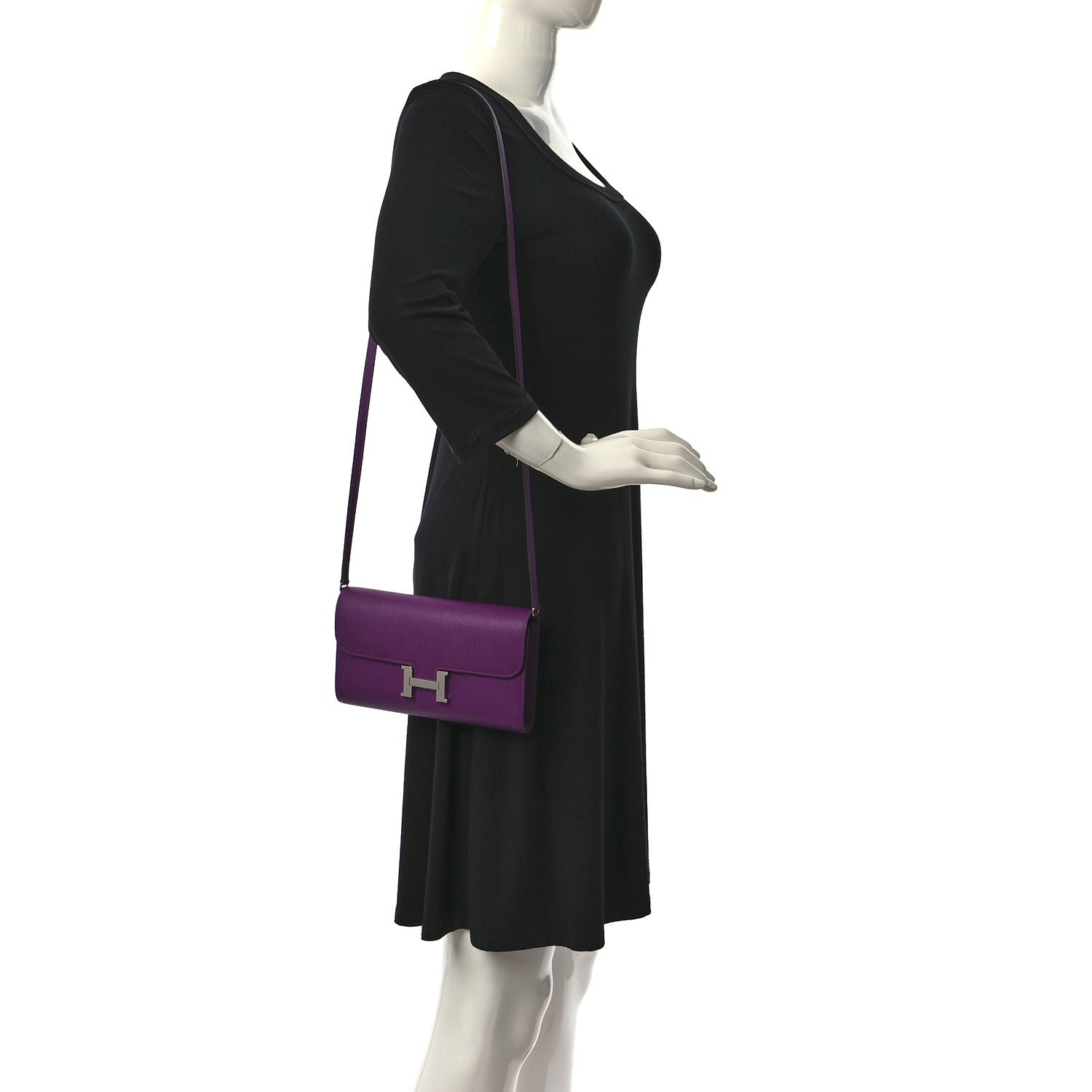 Hermes Epsom Constance Wallet To Go Anemone 3 of 11