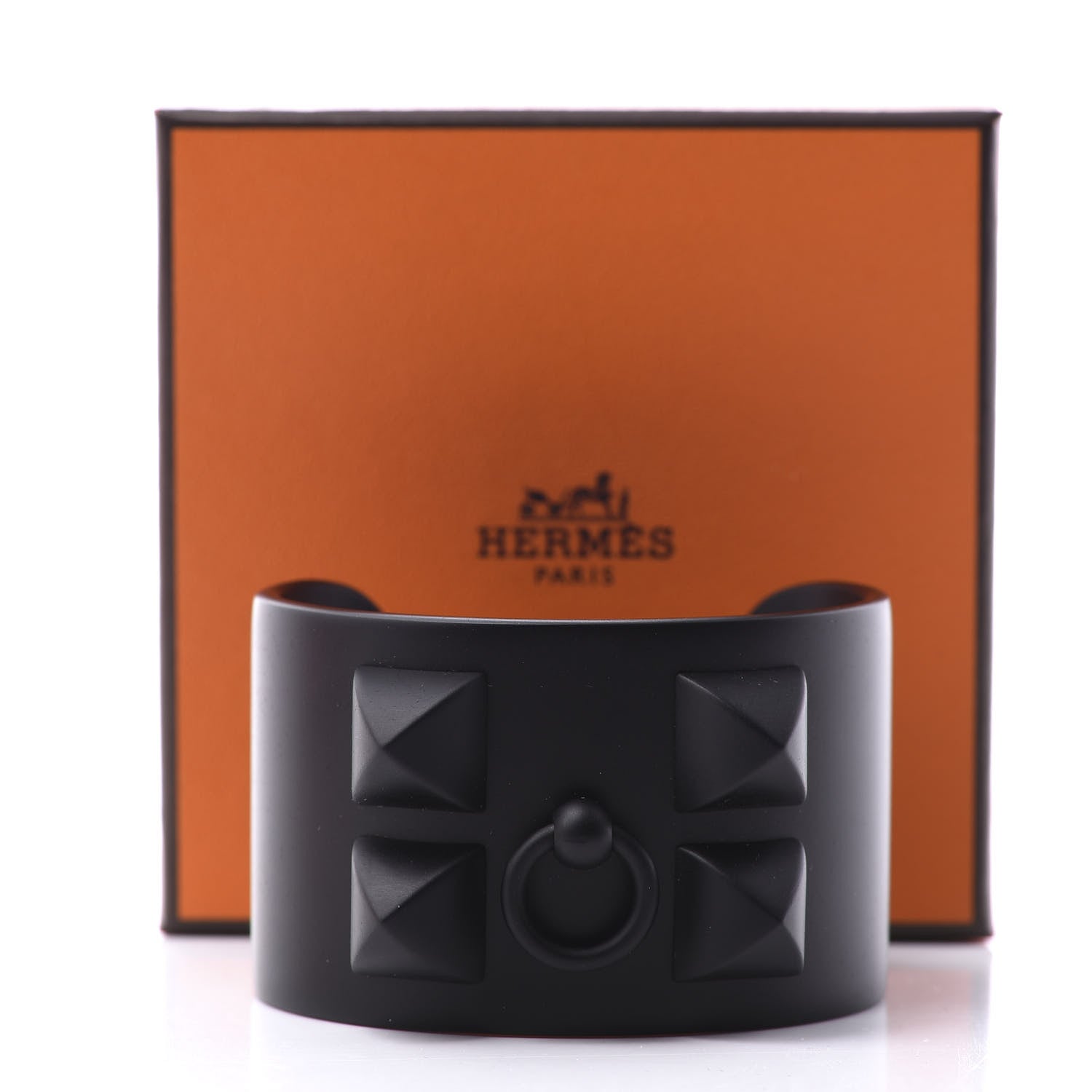 Hermes Aluminium Sunset Collier De Chien CDC Bracelet Noir Intense 3 of 3
