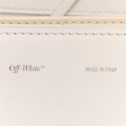 Off-White Calfskin Binder Clip Bag White 6 of 16