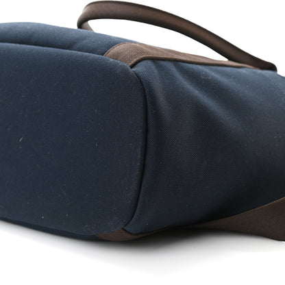 Hermes Canvas The Grooming Bag Bleu Navy Feu 13 of 13