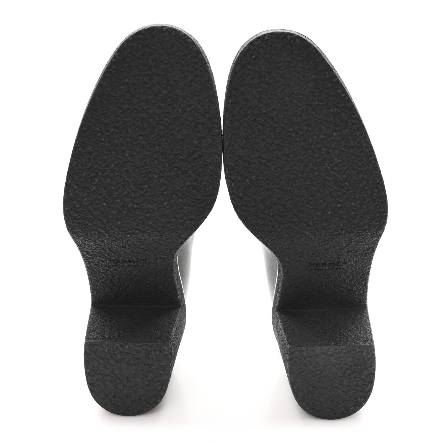 Hermes Calfskin Didi 70 Loafers 38 Black 6 of 9