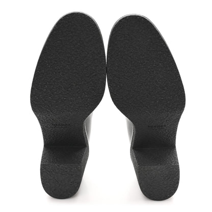 Hermes Calfskin Didi 70 Loafers 38 Black 6 of 9