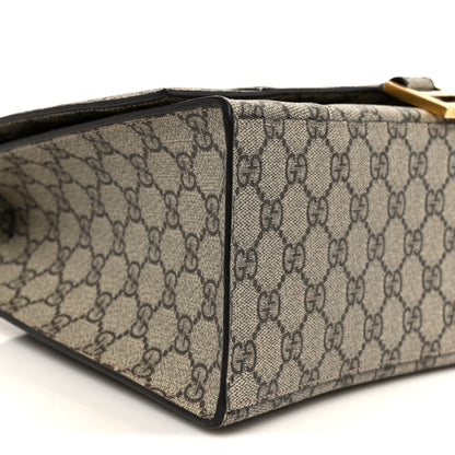 Balenciaga X GUCCI GG Supreme Monogram Medium Hourglass Top Handle Bag Beige Ebony 10 of 11