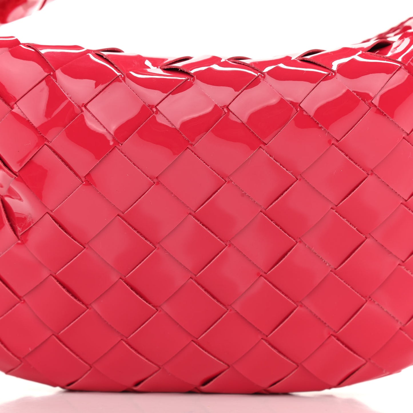 Patent Nappa Intrecciato Mini Jodie Candy Stripe
