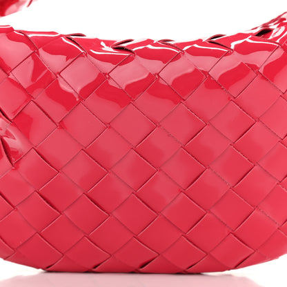 Bottega Veneta Patent Nappa Intrecciato Mini Jodie Candy Stripe 8 of 10