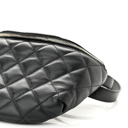 Chanel Calfskin Quilted Waist Belt Bag Black 10 of 13
