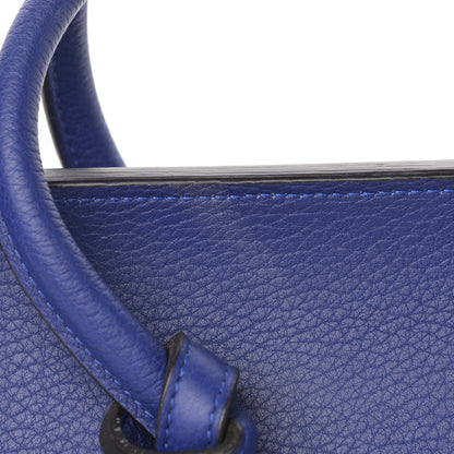 Celine Crisped Calfskin Mini Tie Knot Tote Indigo 12 of 16