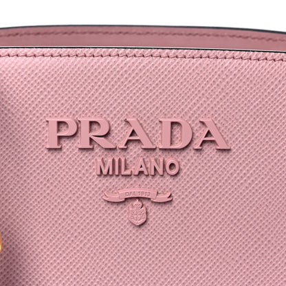 Prada Saffiano Cuir Calfskin Small Monochrome Top Handle Tote 6 of 14