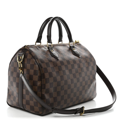 Louis Vuitton Damier Ebene Speedy Bandouliere 30 3 of 11