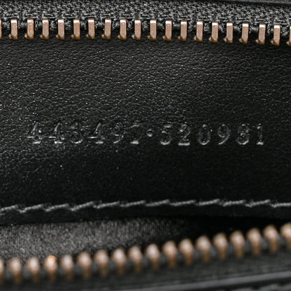 Gucci Velvet Matelasse Double G Studs Small Torchon GG Marmont Shoulder Bag Black 7 of 11