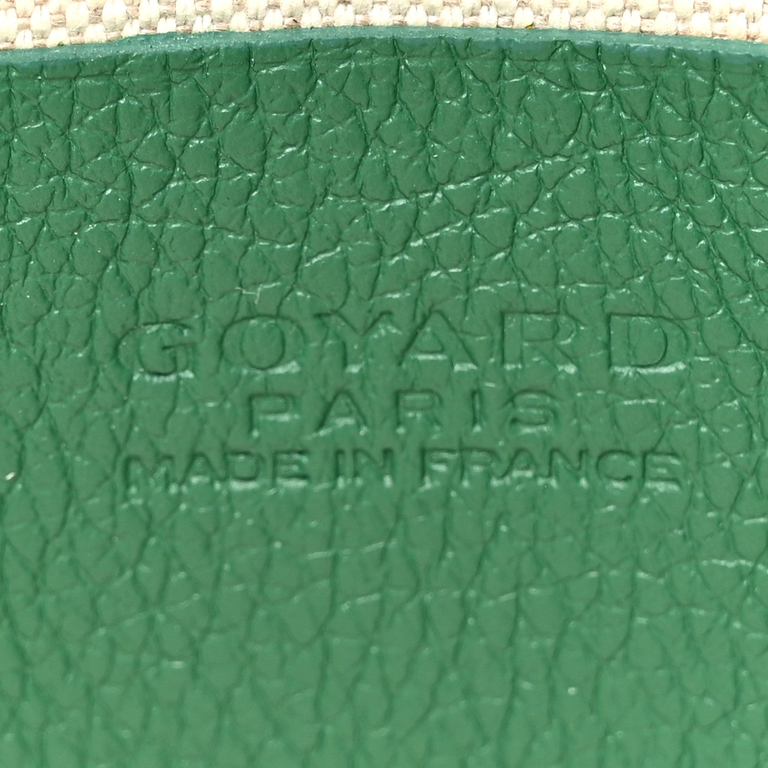 Goyard Goyardine Plumet Wallet Clutch Green 7 of 11