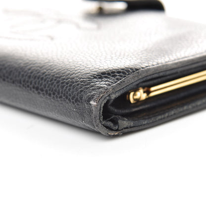 Chanel Caviar Timeless CC French Wallet Black 15 of 19