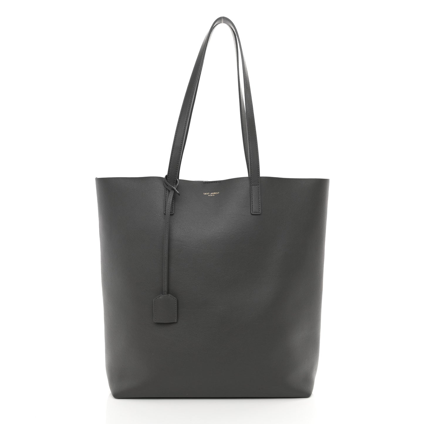 Calfskin North-South Shopping Tote Storm