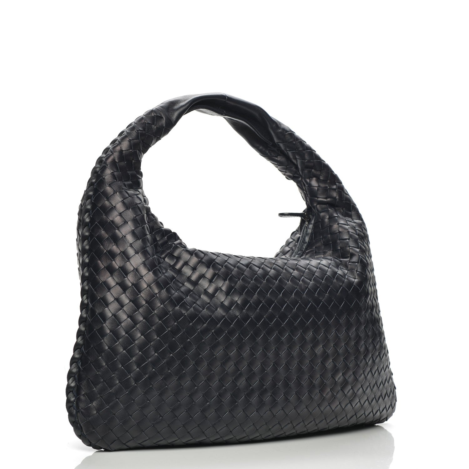 Bottega Veneta Nappa Intrecciato Medium Veneta Hobo Navy 3 of 8