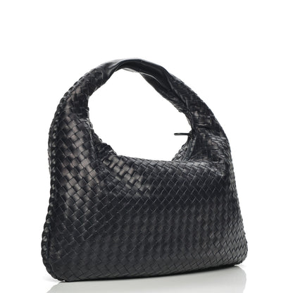 Bottega Veneta Nappa Intrecciato Medium Veneta Hobo Navy 3 of 8